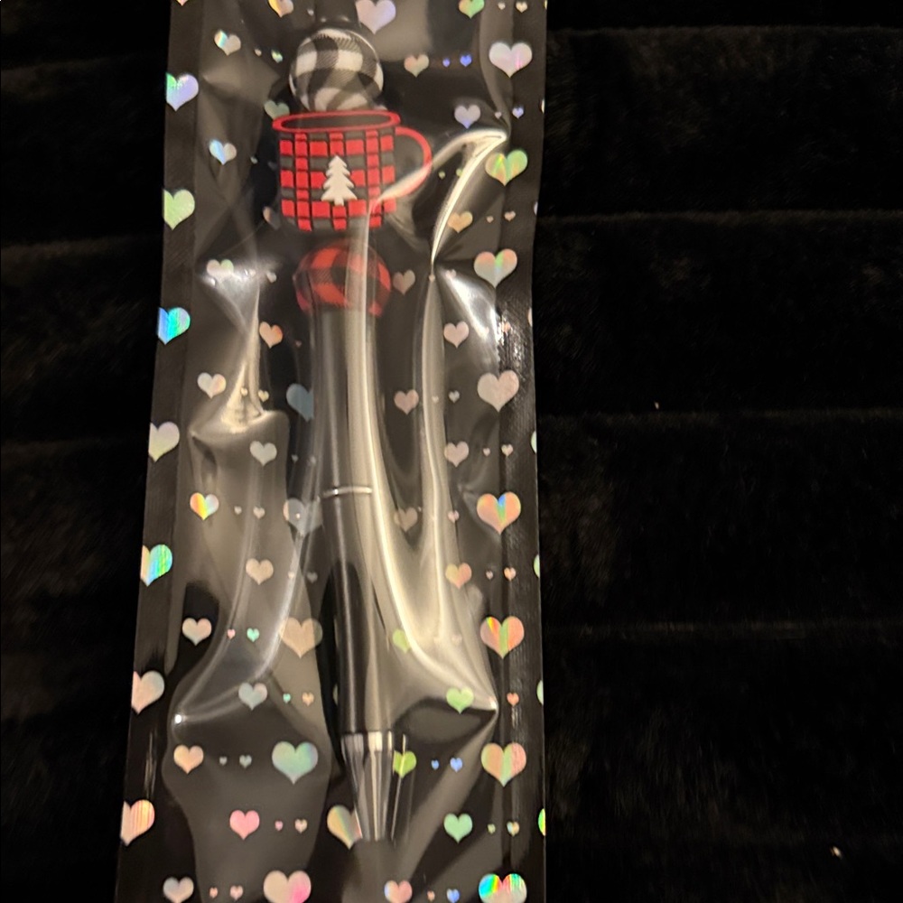 Buffalo Plaid Christmas Tree Pen